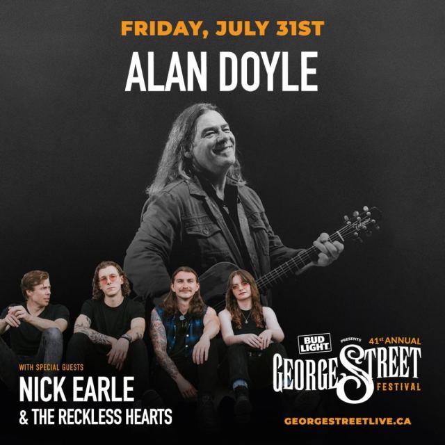2026 George Street Festival: Friday, July 31 featuring Alan Doyle
