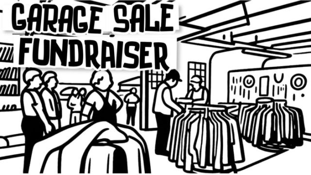 HOLD FAST Garage Sale Fundraiser graphic