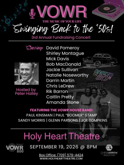 VOWR Radio Presents "A Swing Back To the 50s!"