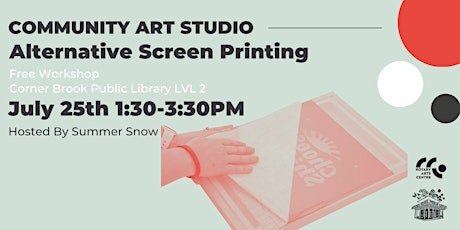 Alternative Screen Printing with Summer Snow event graphic