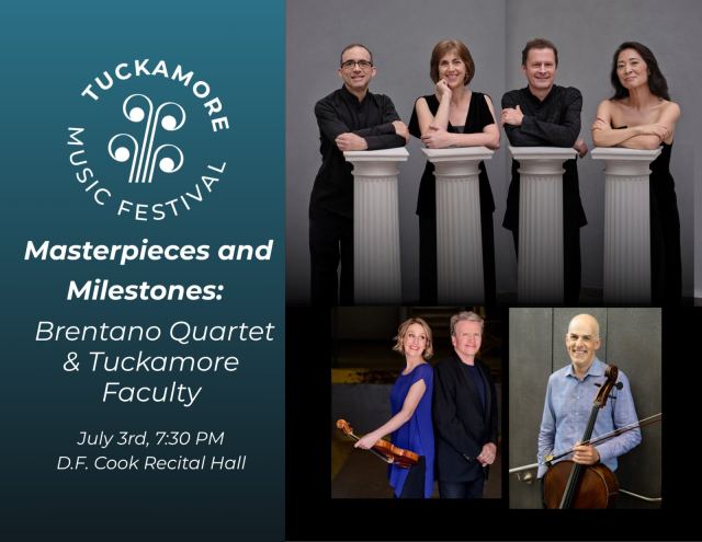 Masterpieces and Milestones: Brentano String Quartet and Tuckamore Faculty