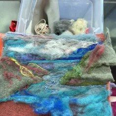 Felting the Landscape with Texture, Fibre and Feeling workshop image