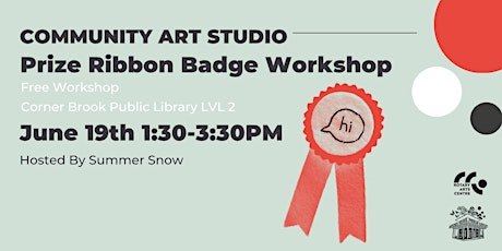 Prize Ribbon Badges with Summer Snow