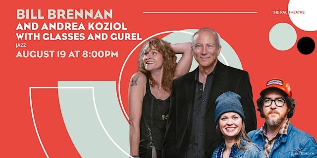 Bill Brennan and Andrea Koziol with Glasses and Gurel Tickets