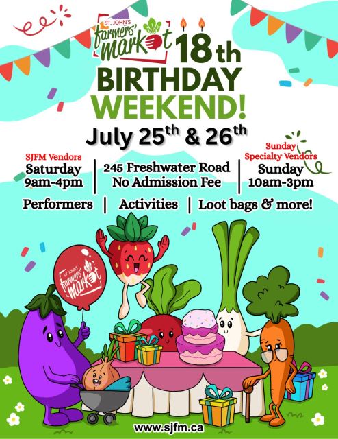 SJFM 18th Birthday Weekend promotional graphic