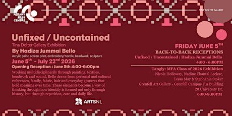 Unfixed / Uncontained By Hadiza Jummai Bello -- Closing July 22nd