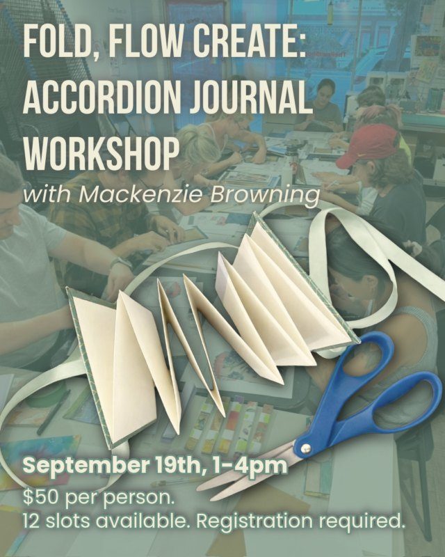 Fold, Flow, Create: Accordion Journal Workshop