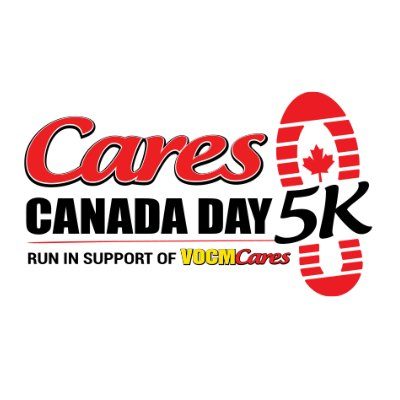 VOCM Cares Canada Day 5K logo