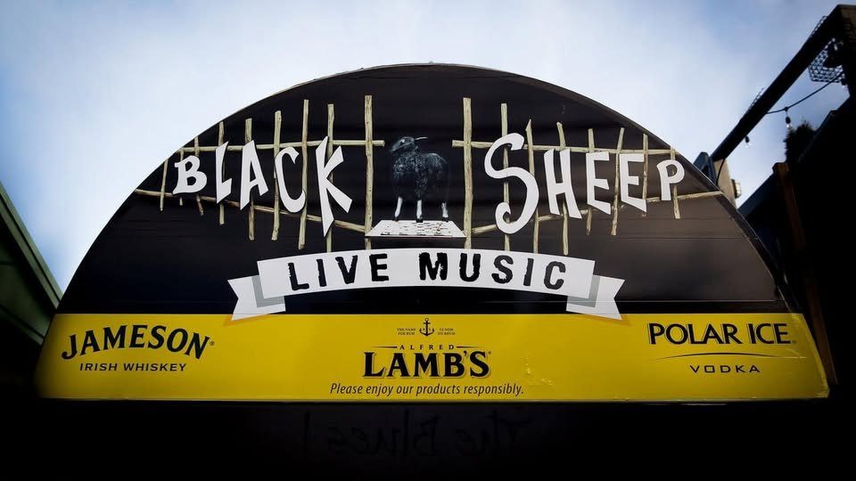 Iconic Black Sheep Sign