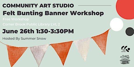 Felt Bunting Banners with Summer Snow