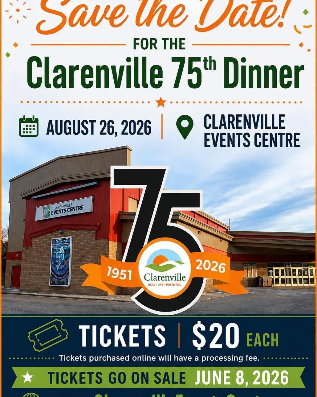 Clarenville 75th Anniversary Dinner