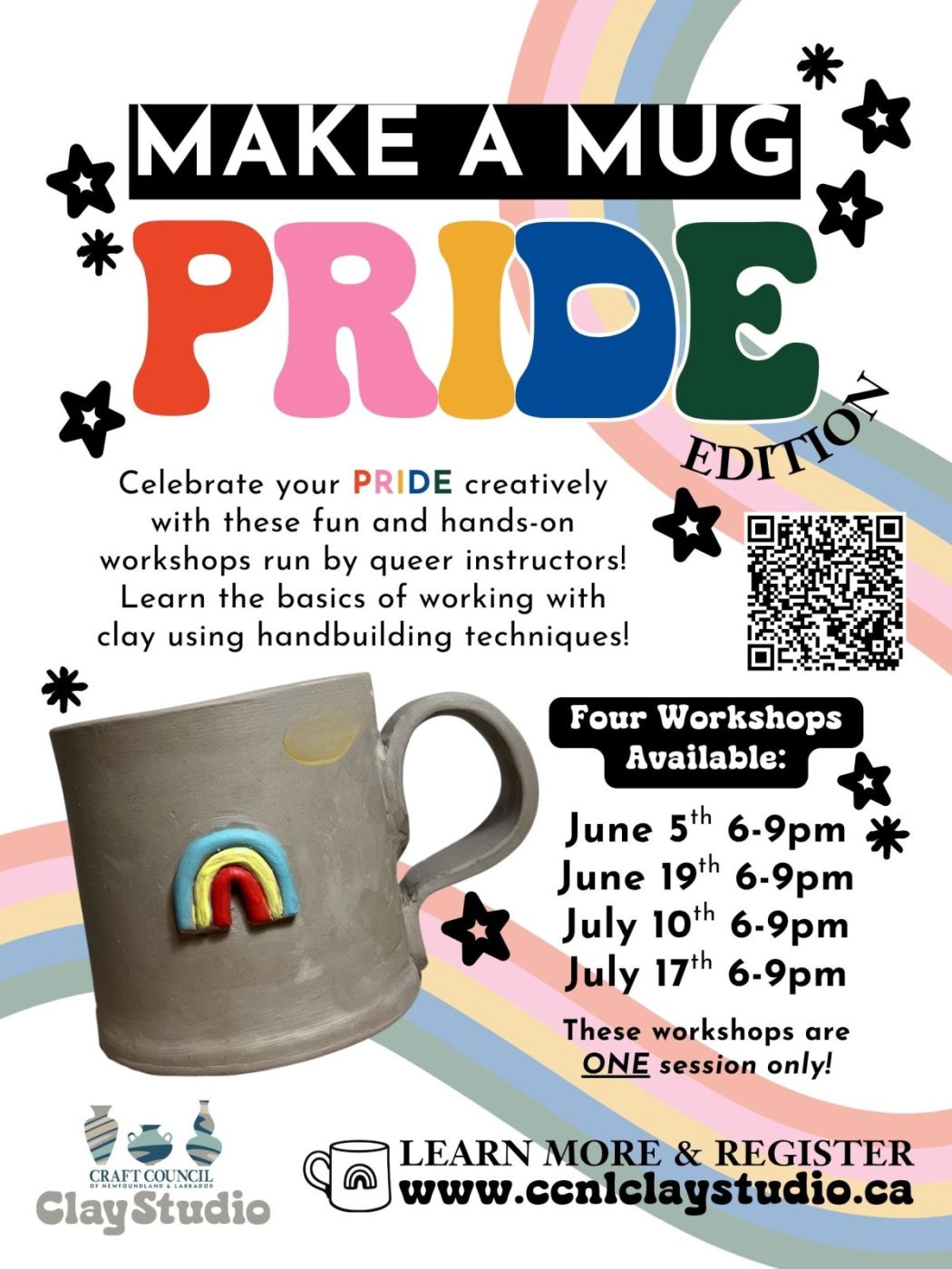 Pride Edition: Make-a-Mug Workshops
