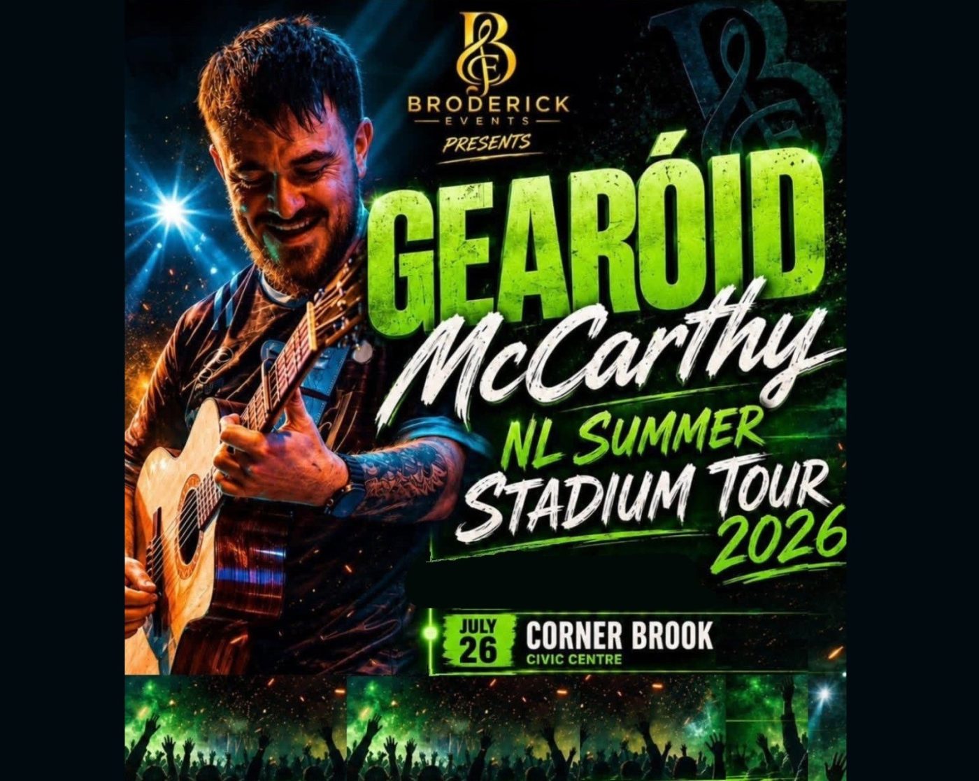 Gearóid McCarthy NL Summer Tour 2026
