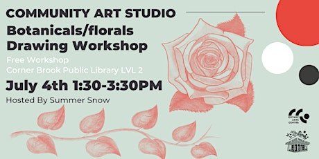 Botanicals/florals Drawing Workshop with Summer Snow