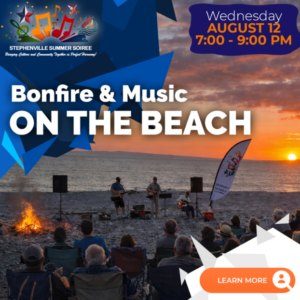 Bonfire & Music on the Beach!