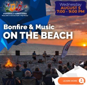 Bonfire & Music on the Beach!
