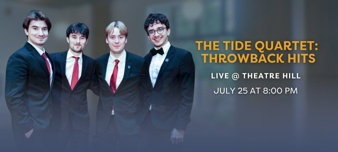 The Tide Quartet Throwback Hits event graphic