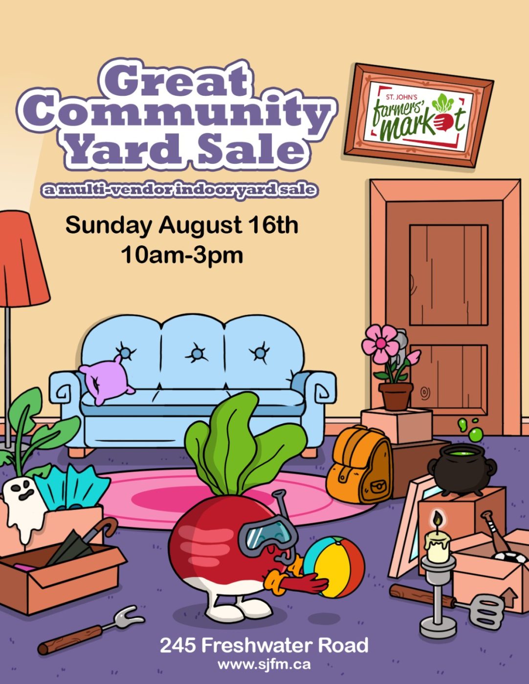 SJFM Great Community Yard Sale - August 16