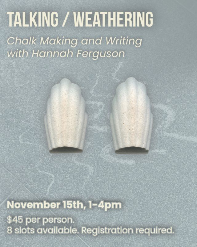 talking / weathering with Hannah Ferguson