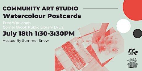Watercolour Postcards with Summer Snow
