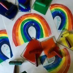 Pride Parade Poster Printmaking