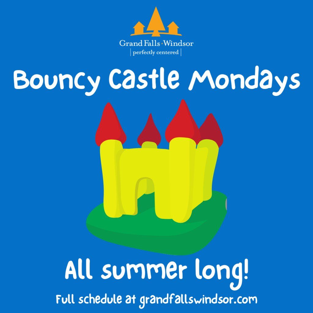 Bouncy Castle Monday - Main Street Playground July 13 (Grand Falls-Windsor Day) – Shanawdithit Centennial Park