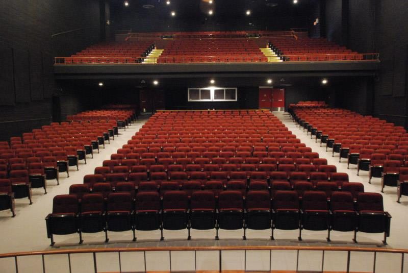 View from inside the theatre